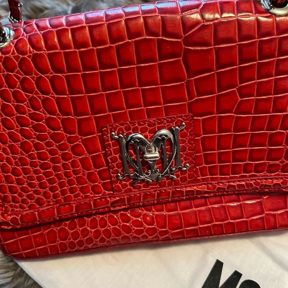 Love Moschino red handbag purse - Picture 3 of 8